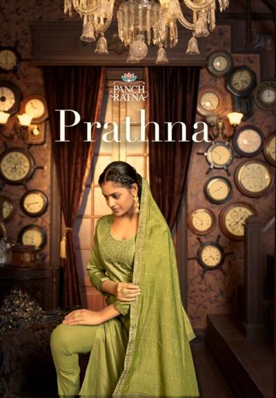 Prathna By Panch Ratna Fancy Jam Silk Salwar Kameez Collection
